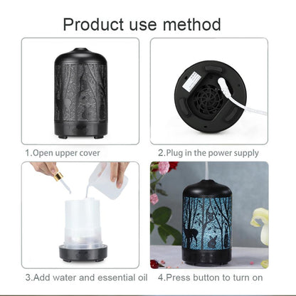 Aroma Essential Oil Diffuser Forest Deer design