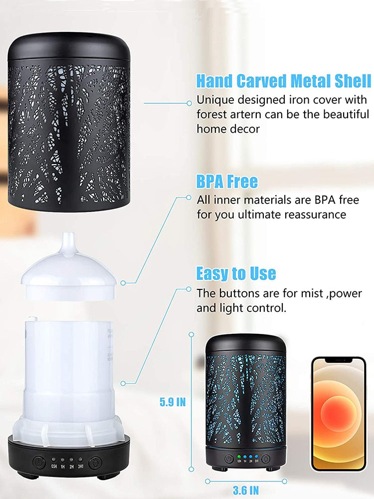 Aroma Essential Oil Diffuser Forest Deer design