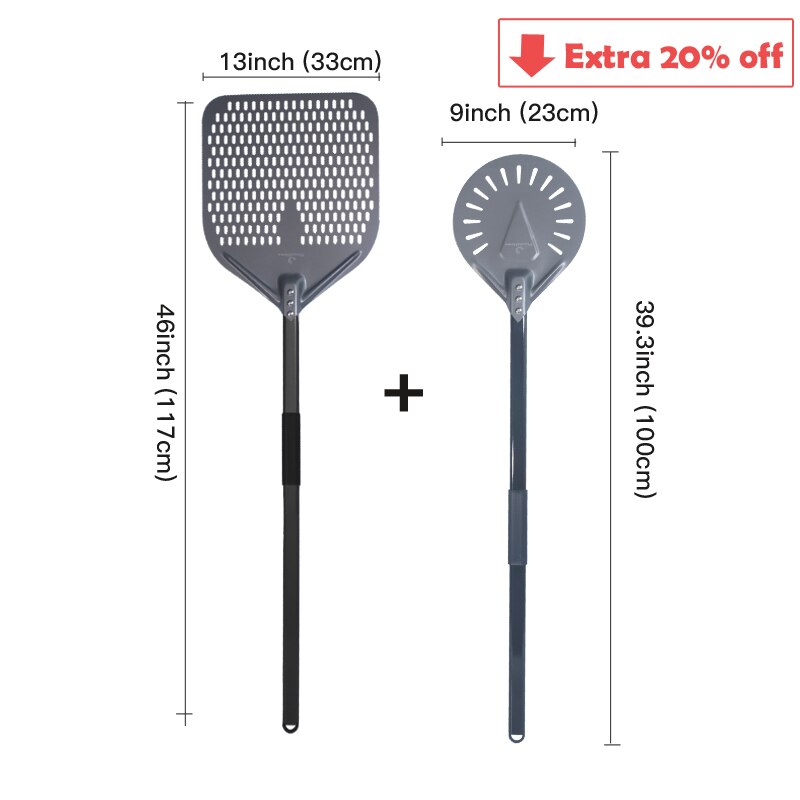 Shovel Removable Paddle Pizza Tool