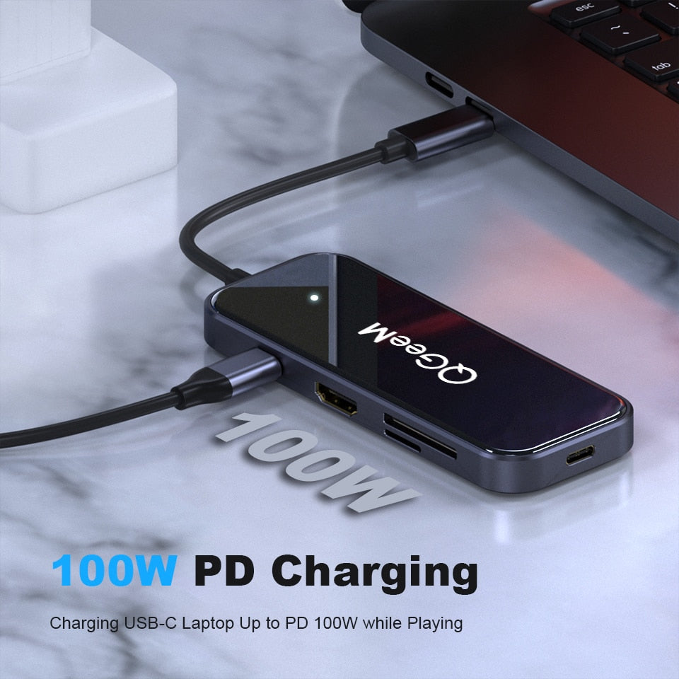 USB C Hub 8 Ports for MacBook Pro Air