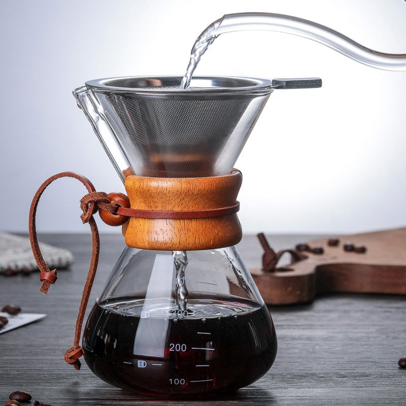 Stainless Steel Pour Over Coffee Maker