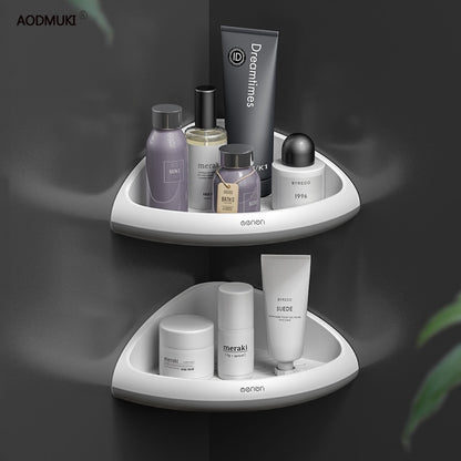 Punch-free Triangular Shelves Holder Bathroom