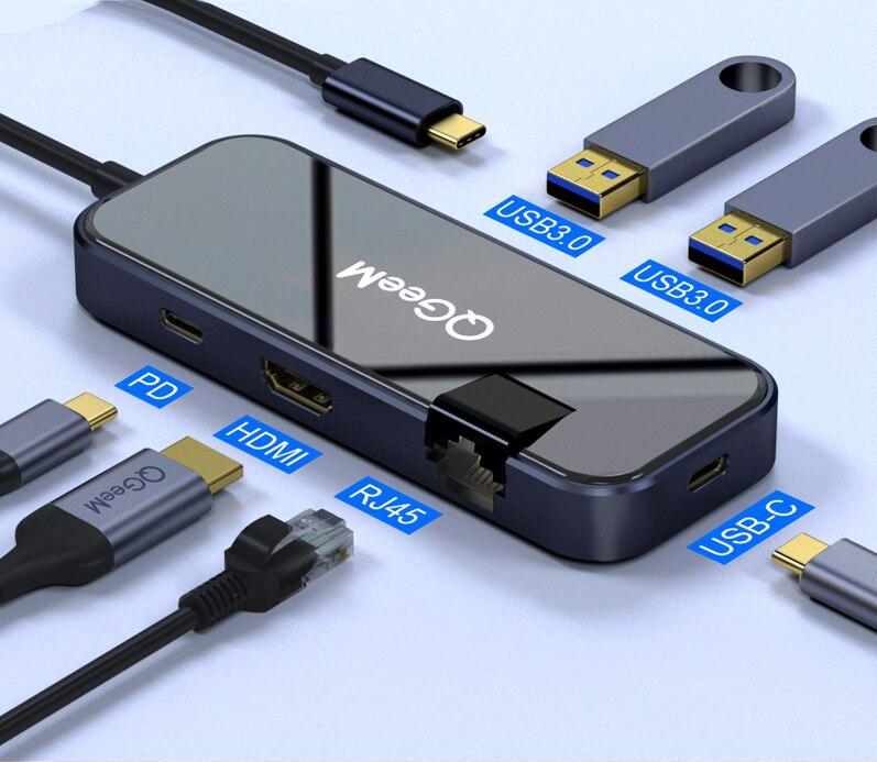 USB C Hub 8 Ports for MacBook Pro Air